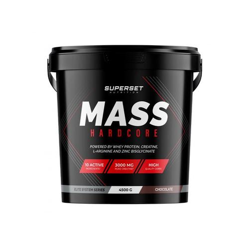 Mass Hardcore (4,5kg)|Chocolat| Gainers|Superset Nutrition 
