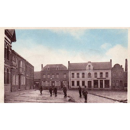 Carte Postale Ancienne - 1949 - Écrite Et Timbrée Avesnes Les Aubert - 59 - Nord -Place Jean Jares - Combier Editeur