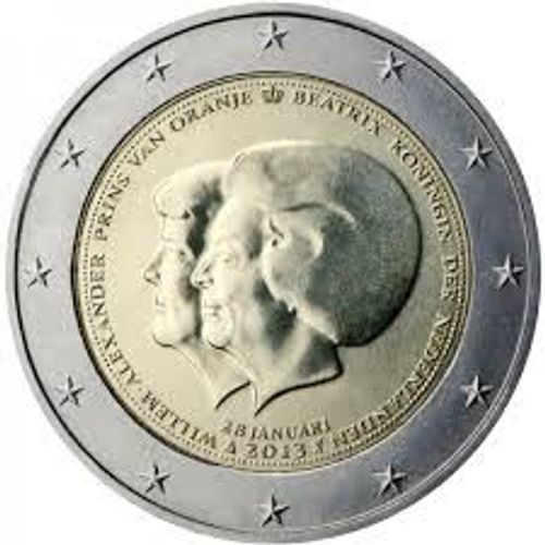 2 Euros Commémorative Allemagne Willem-Alexander Beatrix 2013