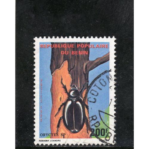 Timbre-Poste Du Bénin (Insecte)