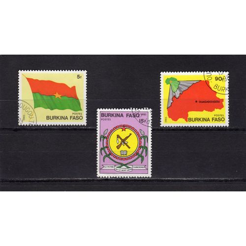 Timbres-Poste Du Burkina (Symboles Nationaux)