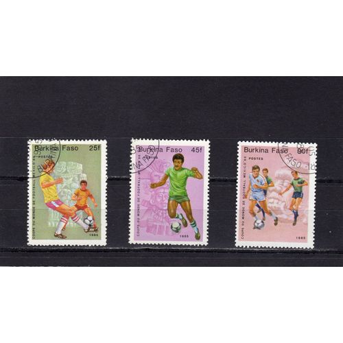 Timbres-Poste Du Burkina (Coupe Du Monde De Football)
