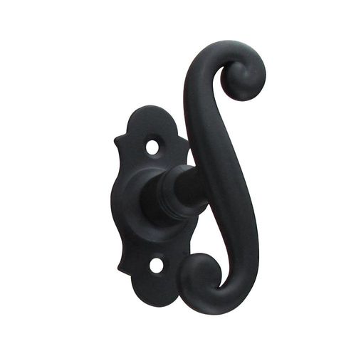 Bouton de fenêtre fer forgé Coq noir
