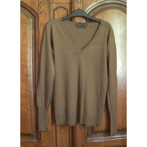 Pull Marron Zara - Taille M