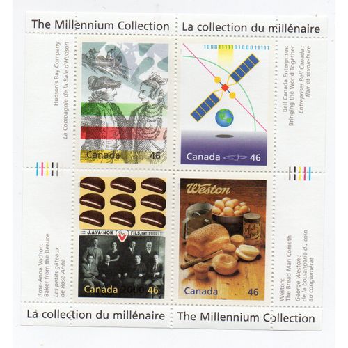 Canada- Bloc Feuillet Neuf- Collection Du Millénaire