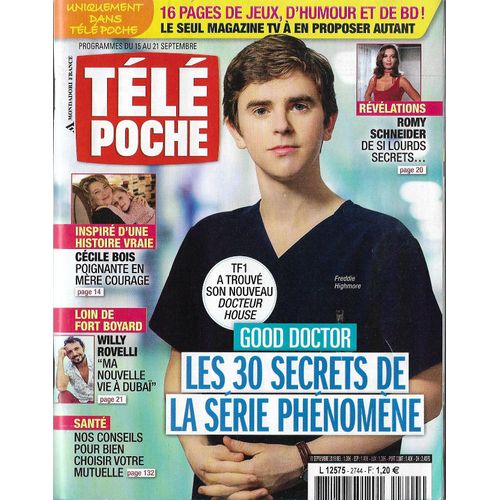 Tele Poche 2744 Gold Doctorat Cécile Bois Willy Rovelli Romy Schneider