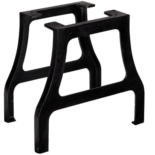 Pied De Table Basse 2 Pcs Cadre En A Fonte