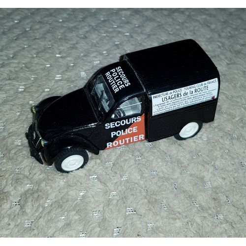2 Cv Citroen Norev Secours Police Routier 1/43 Eme-Norev