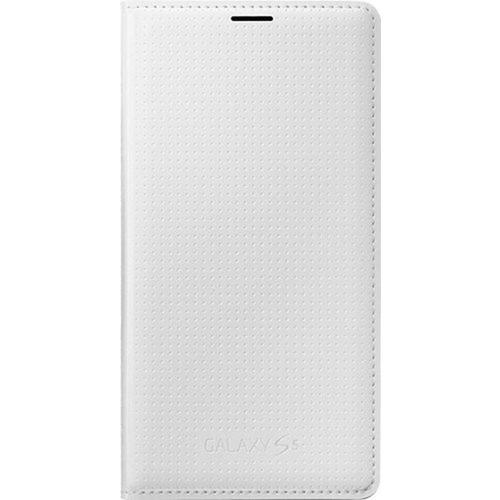 Etui À Rabat Latéral Blanc D'origine Samsung Pour Samsung Galaxy S5