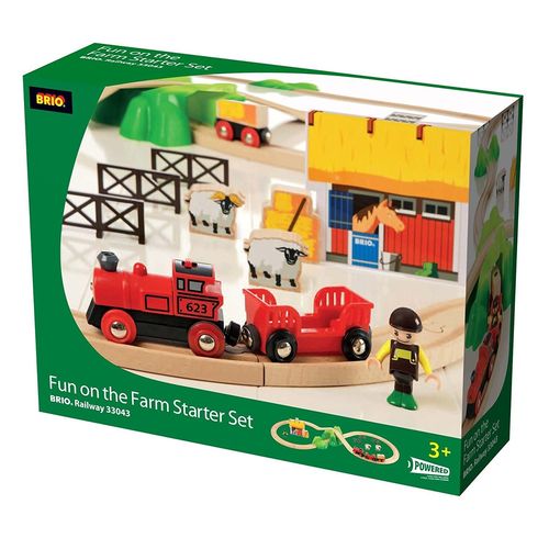Brio 33043 Circuit En Bois Avec Locomotive À Pile