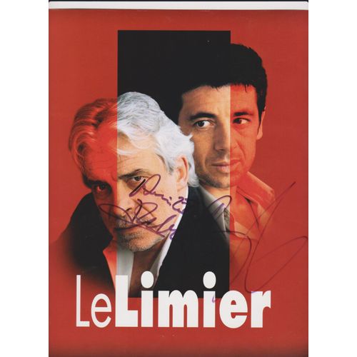 Photo De Magazine Dédicacés Par Jacques Weber Et Patrick Bruel Pour "Le Limier"