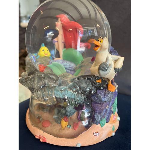 Grand Snow Globe Boule A Neige Musical Disney Ariel La Petite Sirene