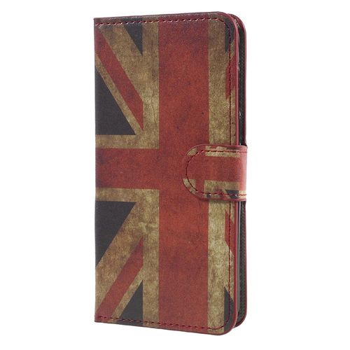 Etui Rabat Latéral Huawei Y6 2017 Drapeau Uk