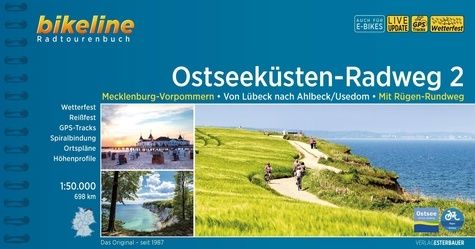 Ostseeküsten-Radweg 2 - Mecklenburg-Vorpommern ? Von Lübeck Nach Ahlbeck/Usedom - Mit Rügen-Rundweg