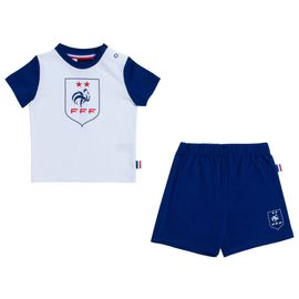 Ensemble T Shirt Short Bebe Garcon Fff Collection Officielle Equipe De France De Football Rakuten