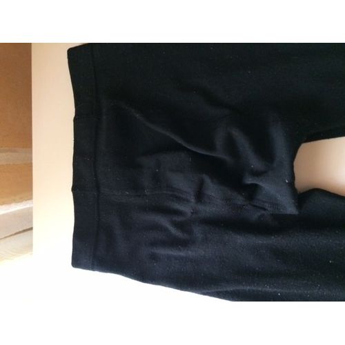 Pantalon Collant Sans Pieds Legging Noir Épais
