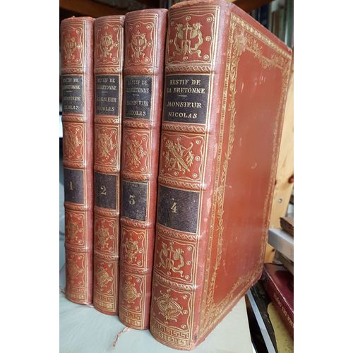 Monsieur Nicolas Ou Le Coeur Humain Dévoilé - 4 Volumes