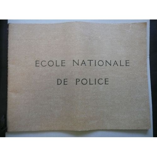 Ecole Nationale De Police - Promotion Darlan - 15/01/1942 - Brochure De Présentation - Éd Lescuyer Imprimeur - Lyon - 1942