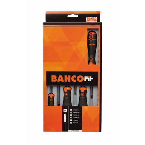 Bahco Jeu de 6 tournevis BahcoFit - B219.006