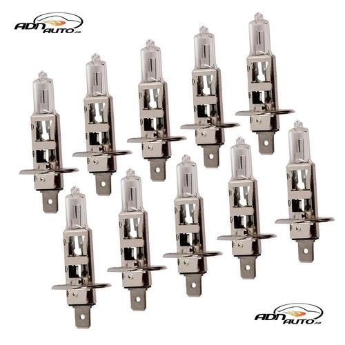 10 Ampoules 12v. H1 100w. P14.5s