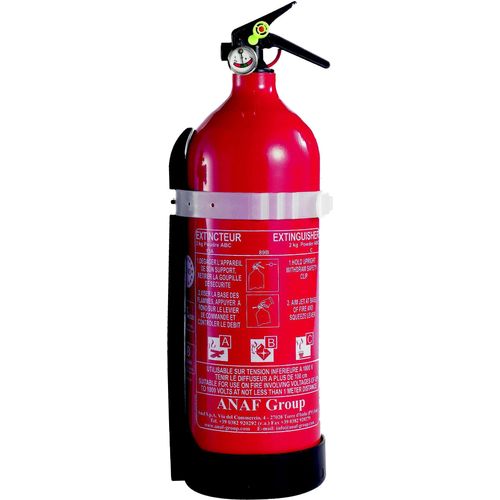 Extincteur 2kg + Mano Norme Nf En3 - H32cm D11.5cm - Poudre