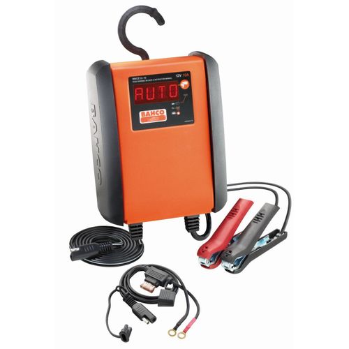 Bahco Chargeur / mainteneur de charge automatique automatique 10 Ampères pour batteries 12V - BBCE12-10