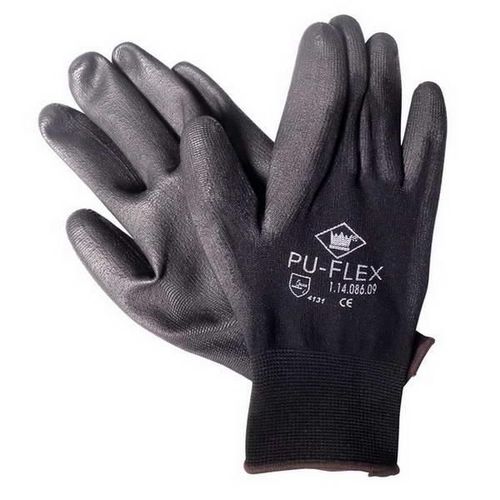 Gants Pu-Flex Noir Taille 9 -Xl-