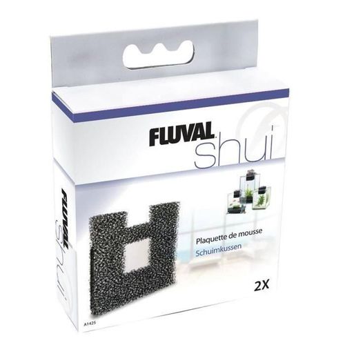 2 Plaquettes De Mousse Pour Aquariums Shui