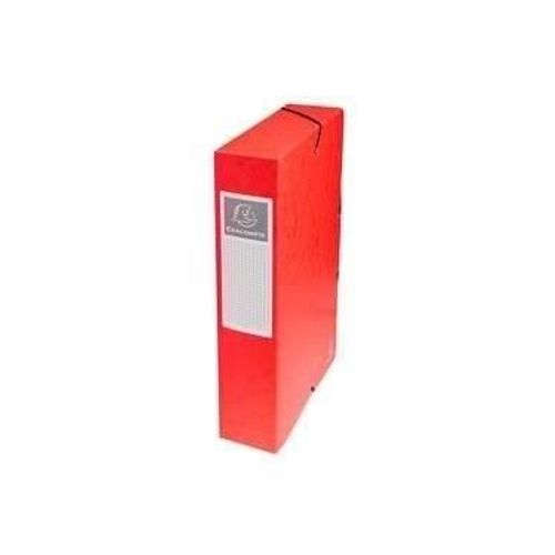 Boite De Classement A Elastique - Dos 60mm - 24 X 32 - Carte Lustree F.S.C 710eme - Couleur Rouge