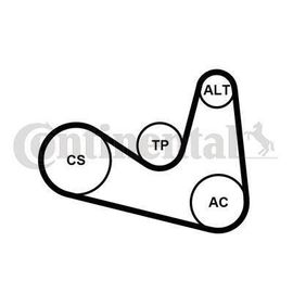 CT522K1 CONTITECH CT 522 Kit De Distribution Nbr. Dents: 148