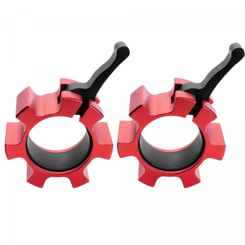 Gorilla Sports - Paire De Bloques-Disques Olympiques 50/51 Mm - Version Premium - Couleur : Rouge