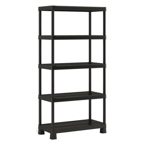 Etagere de rangement Plus Shelf Tribac 90 5 - 90 x 45 x 182 cm - Noir