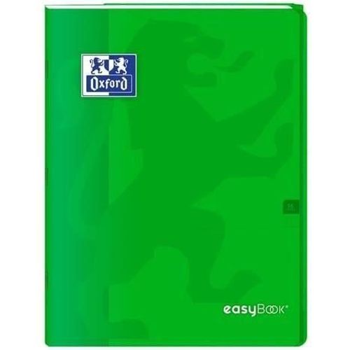 Cahier Easybook Agrafe - 17 X 22 Cm - 96p Seyes - 90g - Vert