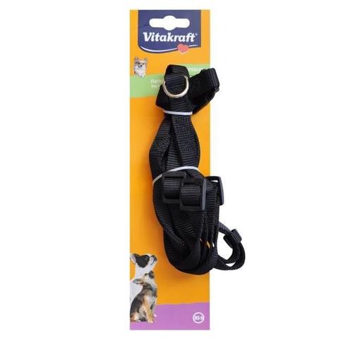 Harnais Premium Double Xs S - Noir - Pour Chien