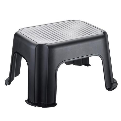 Tabouret Escabeau 43.1x35.8x23.8 cm noir