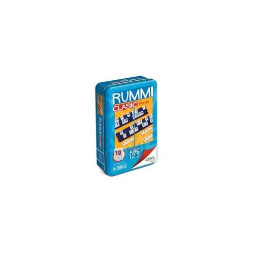 Juego Rummi Clasic Travel En Caja De Metal