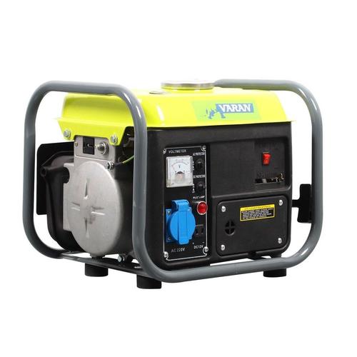 Varan Motors - 92508-2 Groupe électrogène portable essence 750W, 1 x 230V, 1 x 12VDC