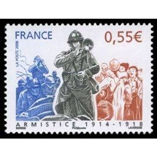Timbre Oblitéré "Armistice 1914-1918"