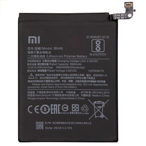Batterie Origine Xiaomi Bn46 Pour Xiaomi Redmi Note 6 Pro