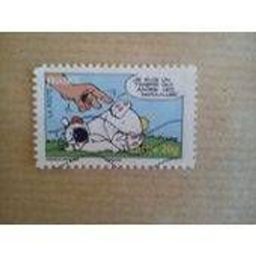 Timbre Oblitéré "Sourires De Cubitus"