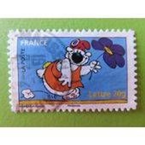 Timbre Oblitéré "Sourires De Cubitus"