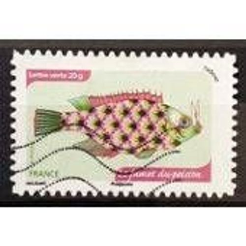 Timbre Oblitéré L'odorat " Fumet De Poisson"
