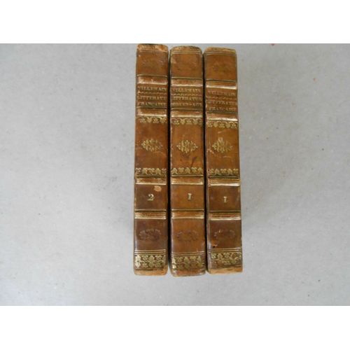 Cours De Litterature Francaise 3 Volumes M. Villemain 1834