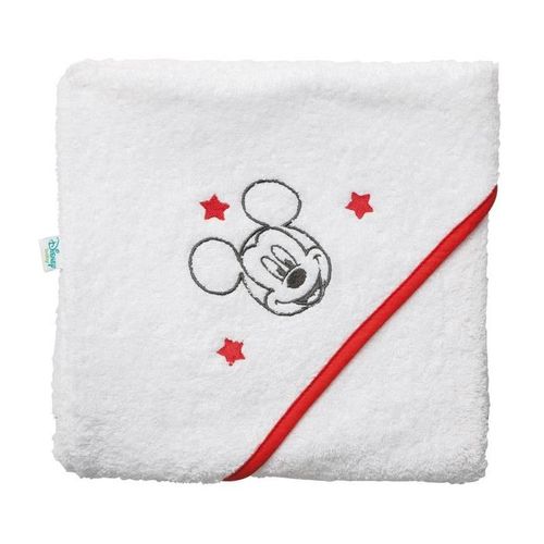 Disney Cape De Bain Mickey - Broderie - Eponge 85 Coton 15 Polyester 340 G - 80 X 80 Cm