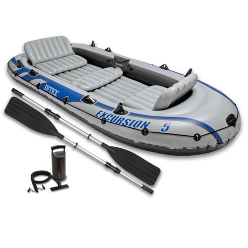 Intex Jeu De Bateau Gonflable Avec Rames Et Pompe 68325np