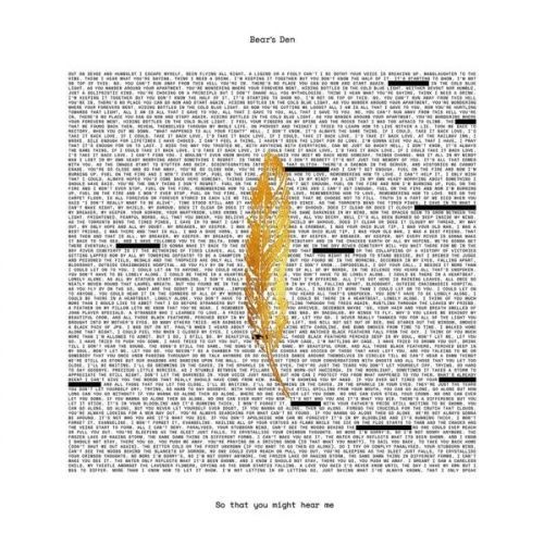 So That You Might Hear Me Edition Limitee