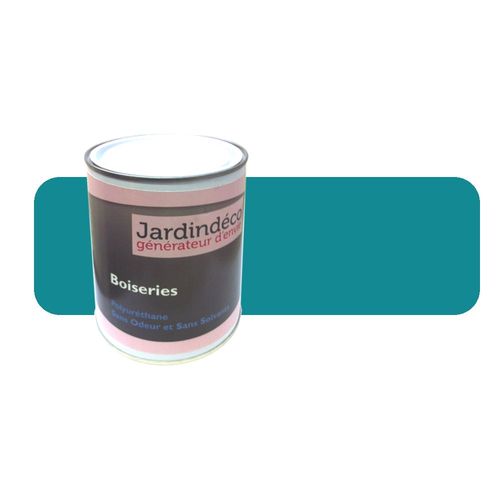 Peinture gentiane pour meuble en bois brut 1 litre