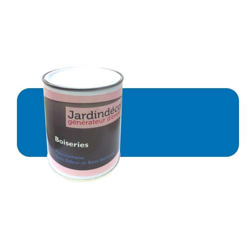 Peinture gentiane pour meuble en bois brut 1 litre