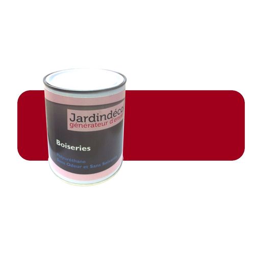 Peinture rouge de sécu pour meuble en bois brut 1 litre