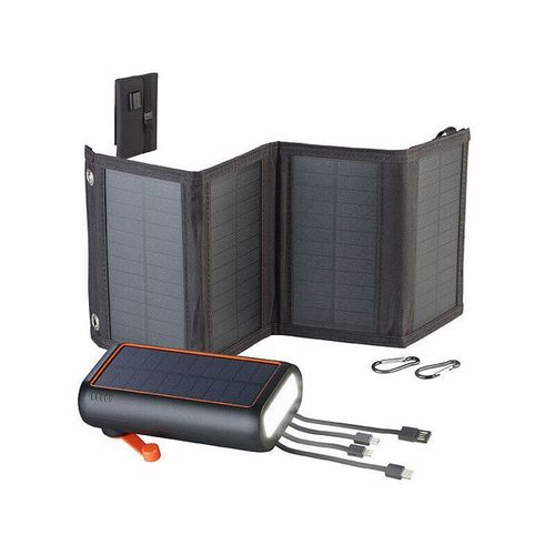 Batterie De Secours 30.000 Mah Pb-200.K + Chargeur Solaire 10 W